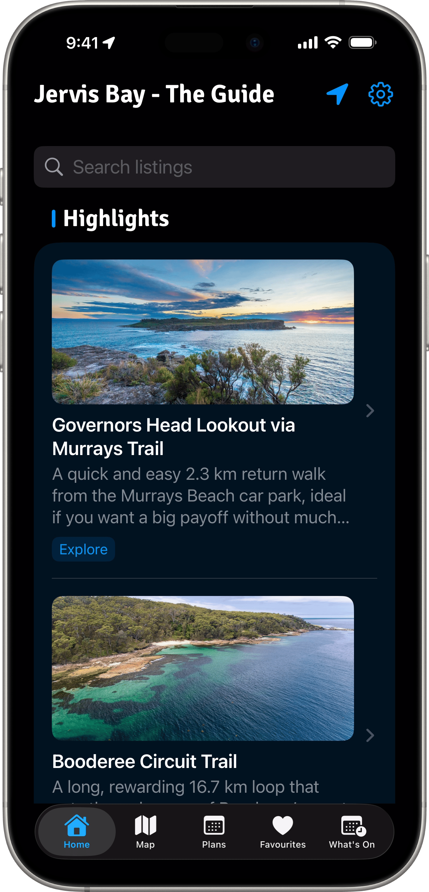 App Screenshot - Home